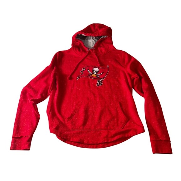 Fanatics NFL Tampa Bay Buccaneers Hoodie Pullover Sweatshirt Red Small Mayfield‎ - Picture 1 of 6